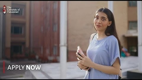 Your future is waiting for you at The University of Faisalabad!