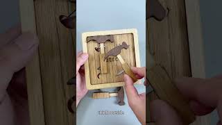 Can you fit four hammers into the frame? #Puzzles #IQ #iqtest #puzzlechallenge #puzzle #woodworking