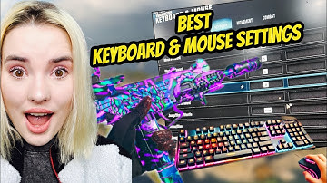 The BEST Warzone Keyboard & Mouse Settings For AIM + Movement.