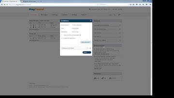 RingCentral Online portal features