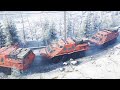 Surviving NEW Frozen Wastelands on RESCUE MISSION | Snowrunner New Map DLC Update Gameplay