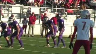 Dylan Brock 8th grade football highlights  age 13  Quarterback  #22