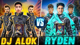 Dj Alok Vs Ryden In 4 Vs 4 Best Characters Vs - Free Fire India