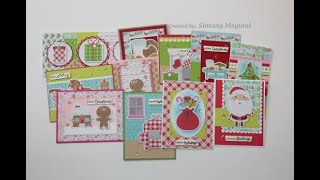 10 Cards 1 Doodlebug Collection Collab With Helen & Cherryl