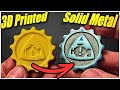 How To: 3D Prints to Solid Metal | EASY Sand Casting Tutorial thumbnail