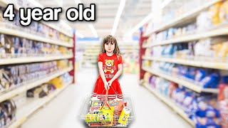 Our 4 Year OLD goes Grocery Shopping  ALONE! | Family Fizz