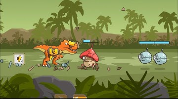 #tapmodCyberDino: T-Rex vs Robots - Gameplay Walkthrough Part 1 Tutorial 1-3 Dino Army (iOS,Androi