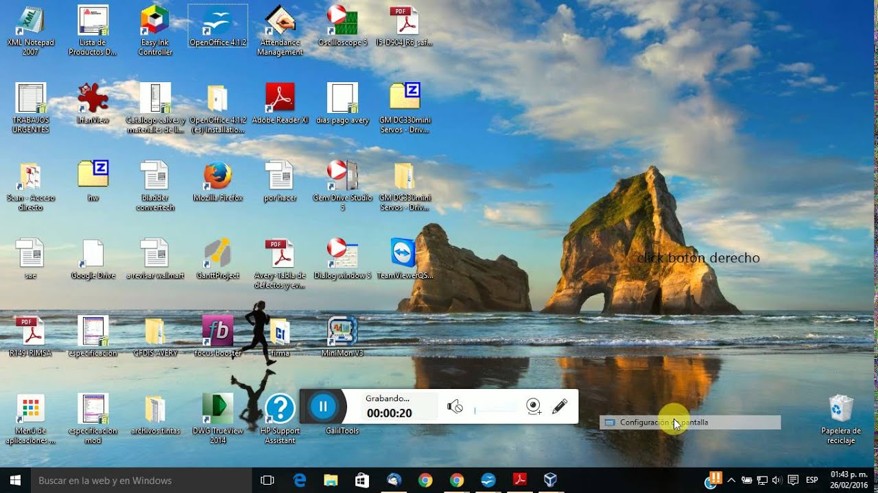 Configurar Pantalla Configurar Pantalla