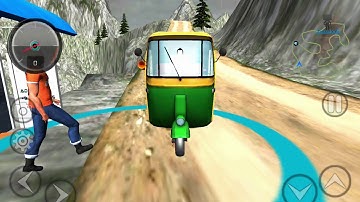 Mountain Auto tuk tuk Rickshaw  Overview Android GamePlay HD