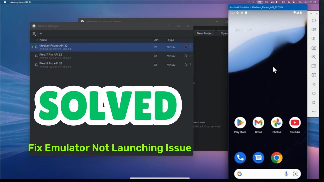 Run Android Emulator Without Android Studio | Fix Emulator Not ...