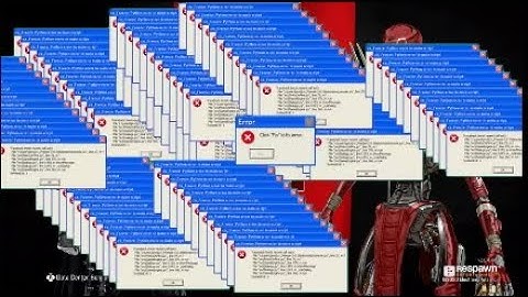 Apex Legends.EXE Has Stopped Working