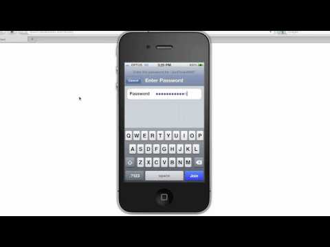 How To Connect iPhone 4 To Pocket Wifi