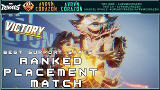 MARVEL RIVALS SEASON 8 - ROCKET RACOON | PLACEMENT MATCH | [NO COMMENTARY] | 4K 2160p