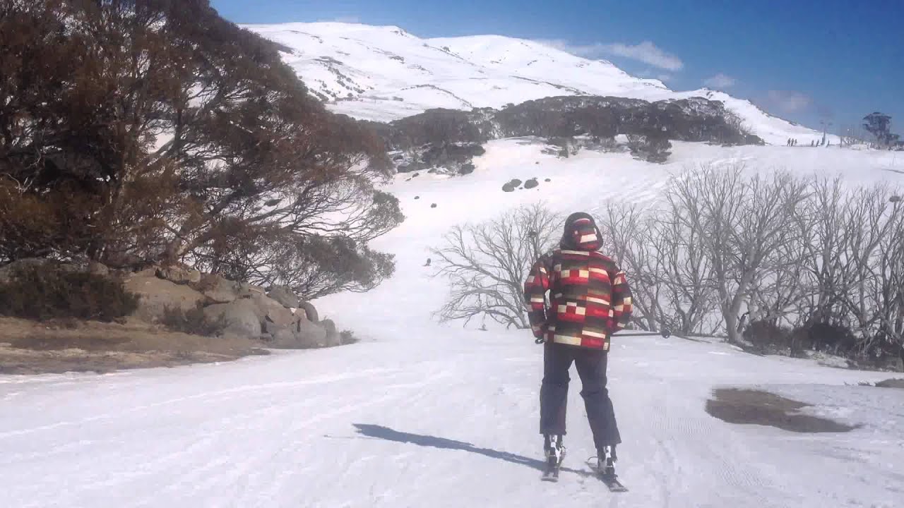 Squid Skiing from Freedom Chair to Burning Log Guthega YouTube