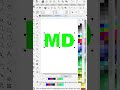 How to create Stained Glass Text in CorelDraw! 💎  #CorelDraw #graphicdesign