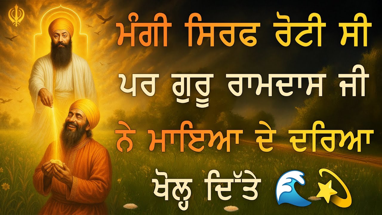 ⁣ਦਿਲੋਂ ਮੰਗੀ ਰੋਟੀ ਸੀ, ਗੁਰੂ ਰਾਮਦਾਸ ਜੀ ਨੇ ਰੋਟੀਆਂ ਨਾਲ-ਨਾਲ ਰਹਿਮਤਾਂ ਦੇ ਦਰਵਾਜ਼ੇ ਵੀ ਖੋਲ੍ਹ ਦਿੱਤੇ 💫🌾| TODAY PKS