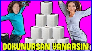 DOKUNURSAN YANARSIN TUVALET KAĞITLARINI DEVİREN KAYBEDER CHALLENGE Dobişko Tv