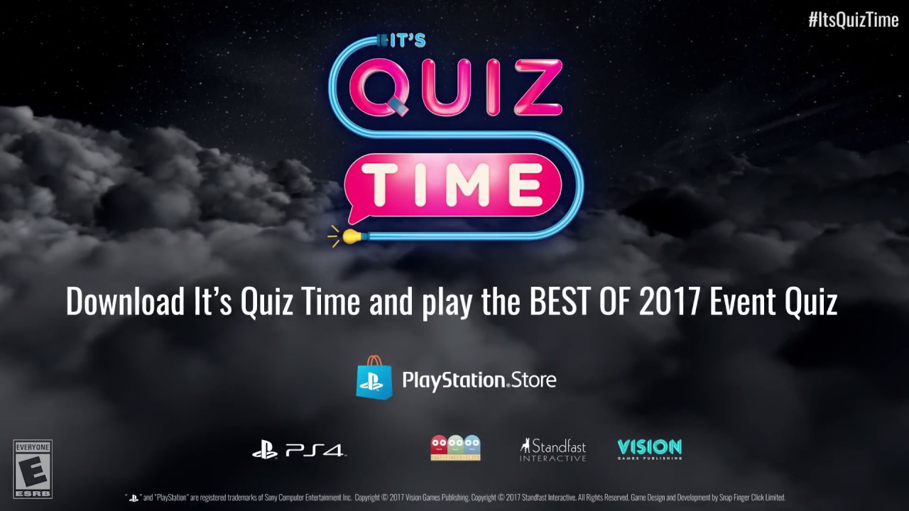 It's Quiz Time - Best of 2017 Update Out Now on PS4, Xbox One and