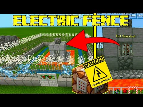 How to make an Electric Fence in Minecraft using Command Block Tutorial ...