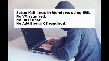 Installing Kali linux with GUI on windows 11 using WSL. NO VM, NO DUAL BOOT required. latest 2023