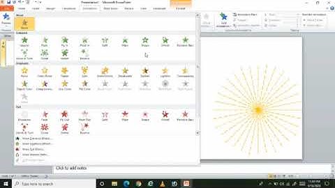 Creating a Firework animation effect in PowerPoint
