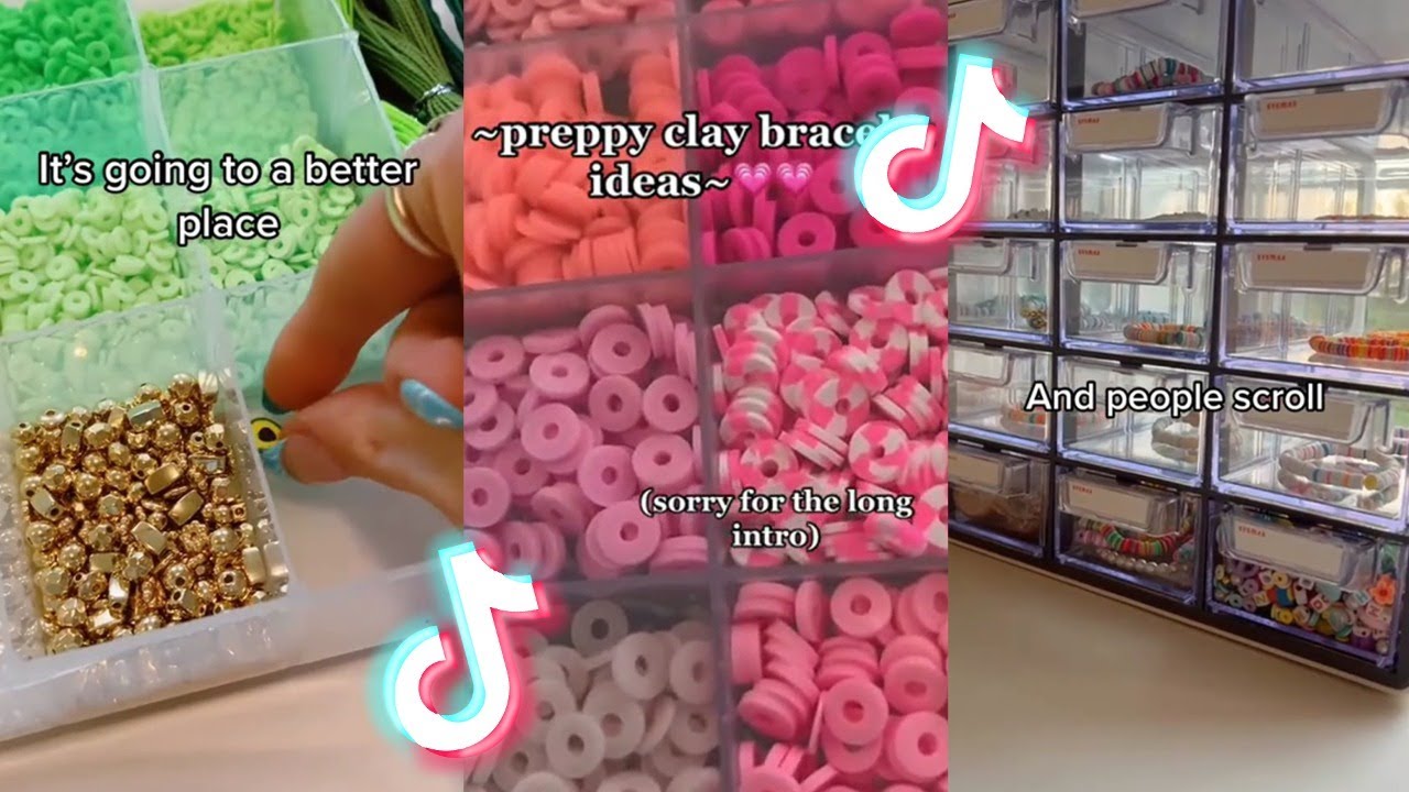 📿 Clay Bead Bracelet Making 💰 Small Business TikTok Compilation #181 