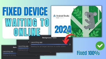 How To Fix Waiting For All Target Devices To Come Online In Android Studio