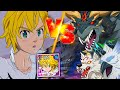 Incredible demon king meliodas vs all demonic beast battles  seven deadly sins grand cross