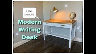 DIY Modern Writing Desk