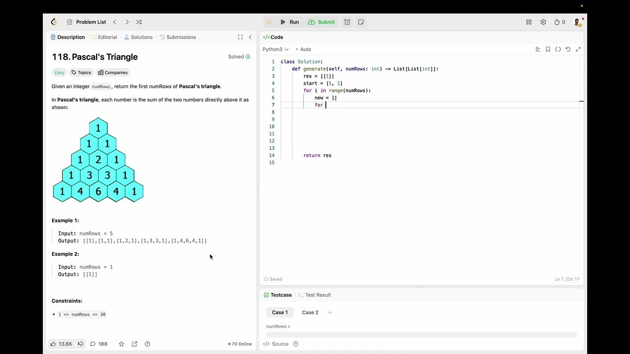 Pascal's Triangle - YouTube