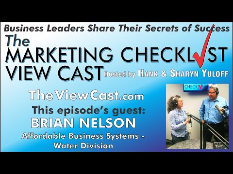 Clean water expert Brian Nelson is interviewed on Episode #68 The Marketing Checklist View Cast