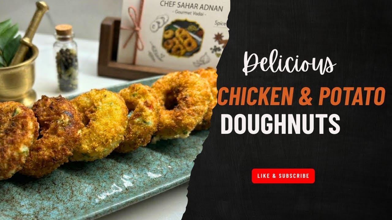 Chicken & Potato Donuts Recipe | Crispy Savory Snack
