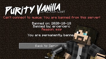 Purity Vanilla but the video ends when I get banned