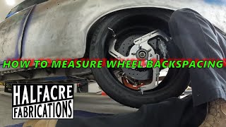 How to Measure for Wheel Backspacing