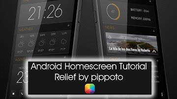 Relief (by pippoto) - Android Homescreen Tutorial