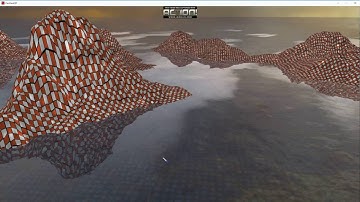 Z-Fighting example from my game engine