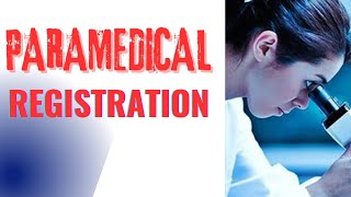 PARAMEDICAL REGISTRATION-KERALA