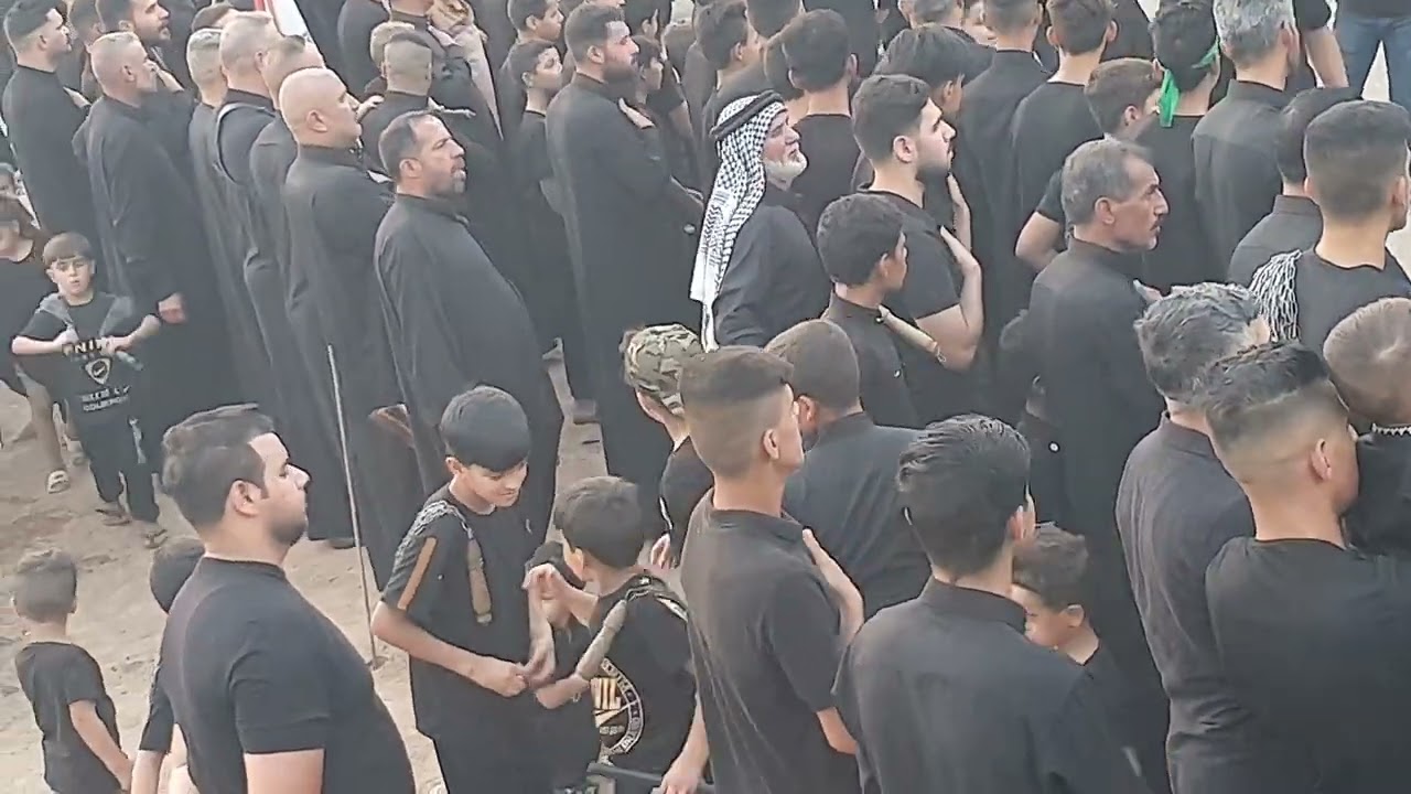 استقبلت هيئة قطيع الكفين في ناحية الحاتمية   مواكب الزنجيل في السابع من محرم الحرام #اشتركو_بلقناة