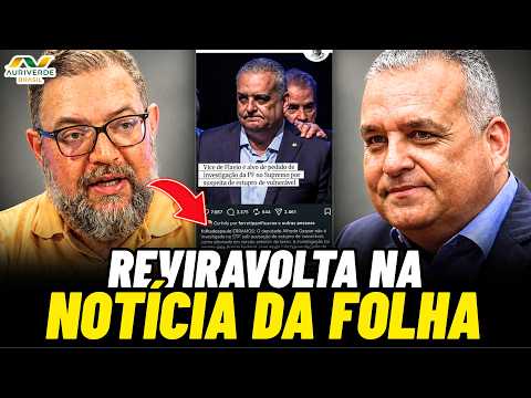Folha admite erro sobre vice de Flávio e caso ganha novo rumo!