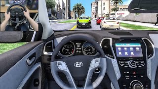 2016 Hyundai Santa Fe - GTA 5 | Quant V 3.0 [Steering Wheel gameplay]