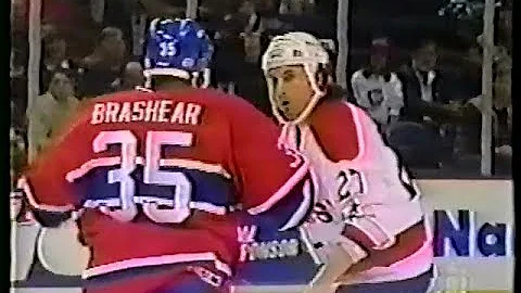 Donald Brashear vs Craig Berube Round 1 & 2