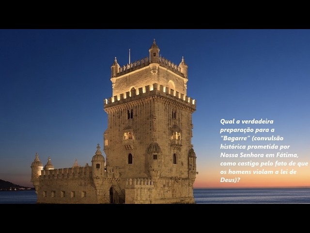 A Torre de Belém: estátua de um guerreiro em prece — sério, forte e impassível. O que é ter zelo?