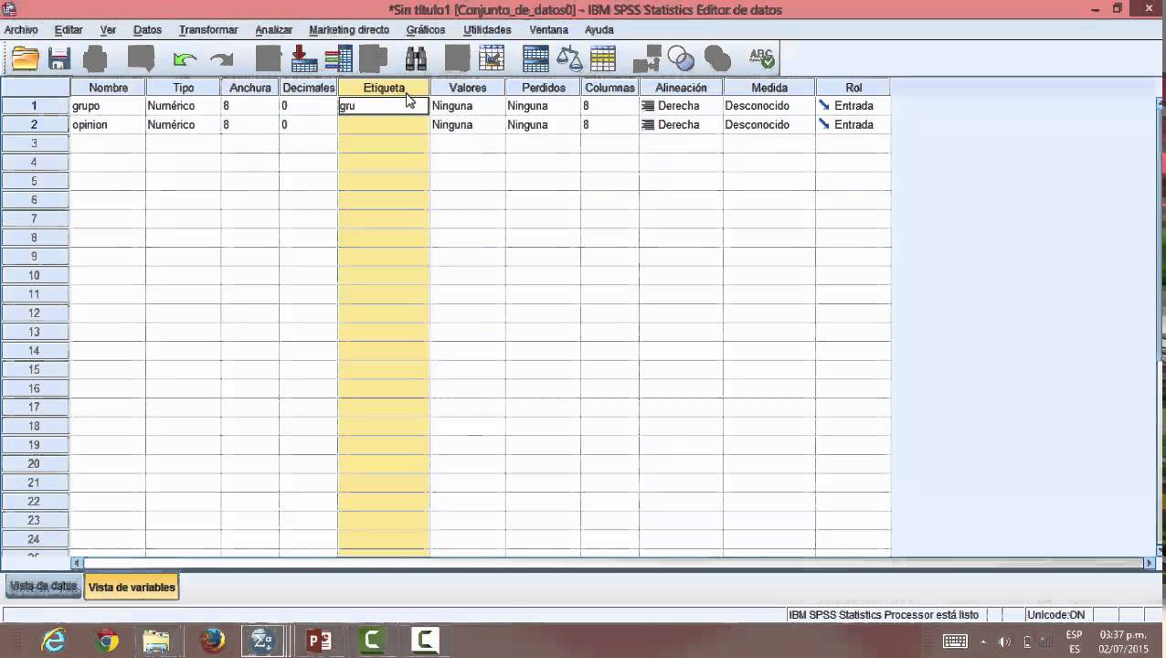 PRUEBA ESTAD STICA CHI CUADRADO EN EL PROGRAMA SPSS YouTube Prueba estad stica chi cuadrado en el programa spss youtube