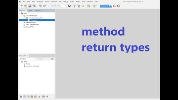 ارجاع قيم بواسطة الدالة method return types in java