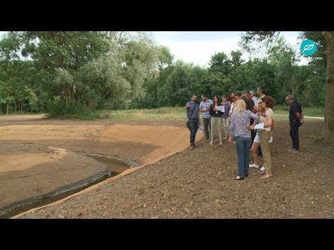 Visite publique du chantier de restauration de la Boelle à Epinay - Syndicat de l'Orge