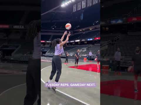 Tuesday Tune-Up. π― #goldenstatevalkyries #wnba #shorts