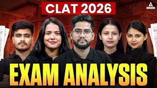 CLAT 2026 Paper Review  | CLAT 2026 Exam Analysis | Difficulty Level &amp; Sectionwise Analysis