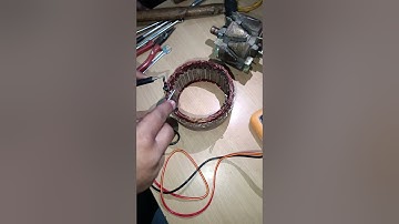 Alternator 3 Phase Stator winding Continuity Test #automobile #shorts #alternator