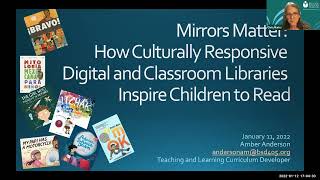 [BSF Education Connections] Culturally-Responsive Classroom Libraries - January 12, 2022