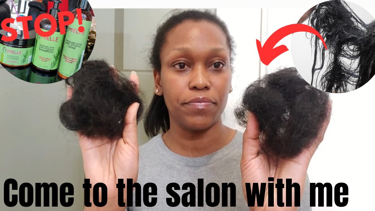 FINALLY GOING TO THE SALON AFTER MIELLE ORGANIC DAMAGED MY HEALTHY LONG